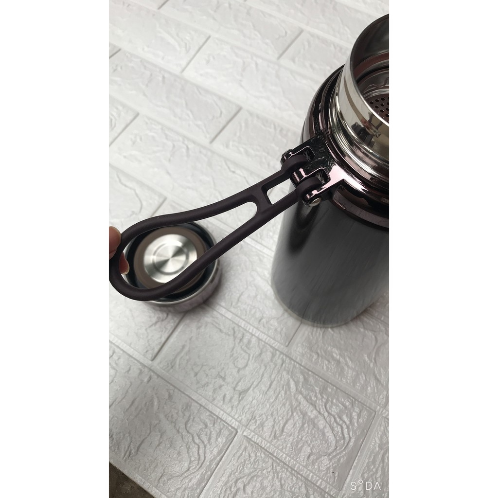 Bình Giữ Nhiệt TANOSA Chất Liệu Inox 304 Cao Cấp Có Quai Xách