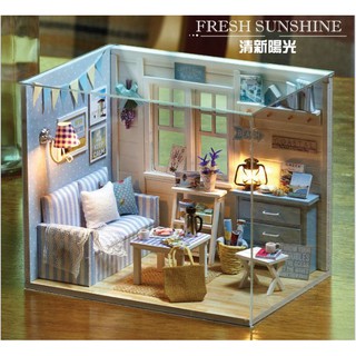 Mô hình nhà gỗ DIY - Fresh Sunshine