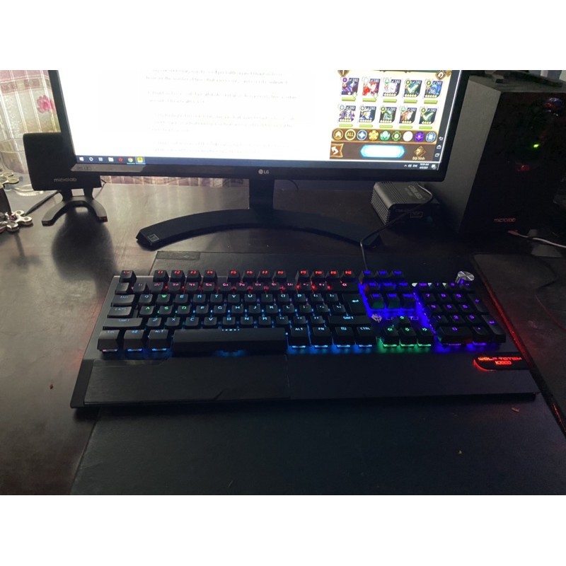 Bàn Phím Cơ Gaming K1000 LangTu có Led RGB