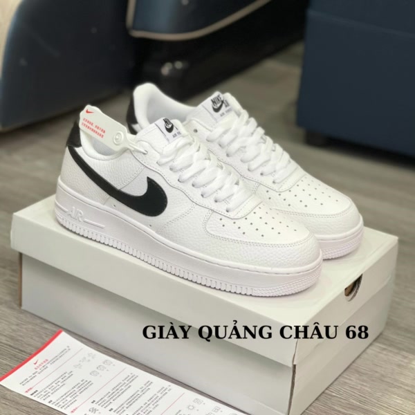 Giày af1Tích đen da sần thể thao nam nữ. Giày air force 1 vệt đen da sần mới Hàng Trung cao cấp full box, bill,fk | BigBuy360 - bigbuy360.vn