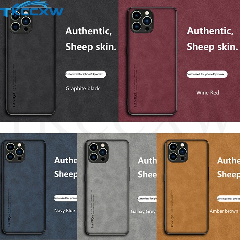 Ốp Điện Thoại Da PU Phối Vải Viền Dẻo Thời Trang Cho iPhone 11 Pro Max XR X 7 Plus 8 Plus SE 2020 SE2 7P 8P