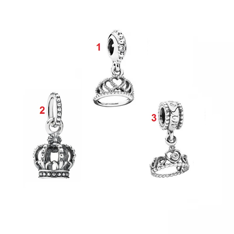 [Charm bạc 925 cao cấp] Charm treo mũ vương miện- Mã sản phẩm VENUSTMV