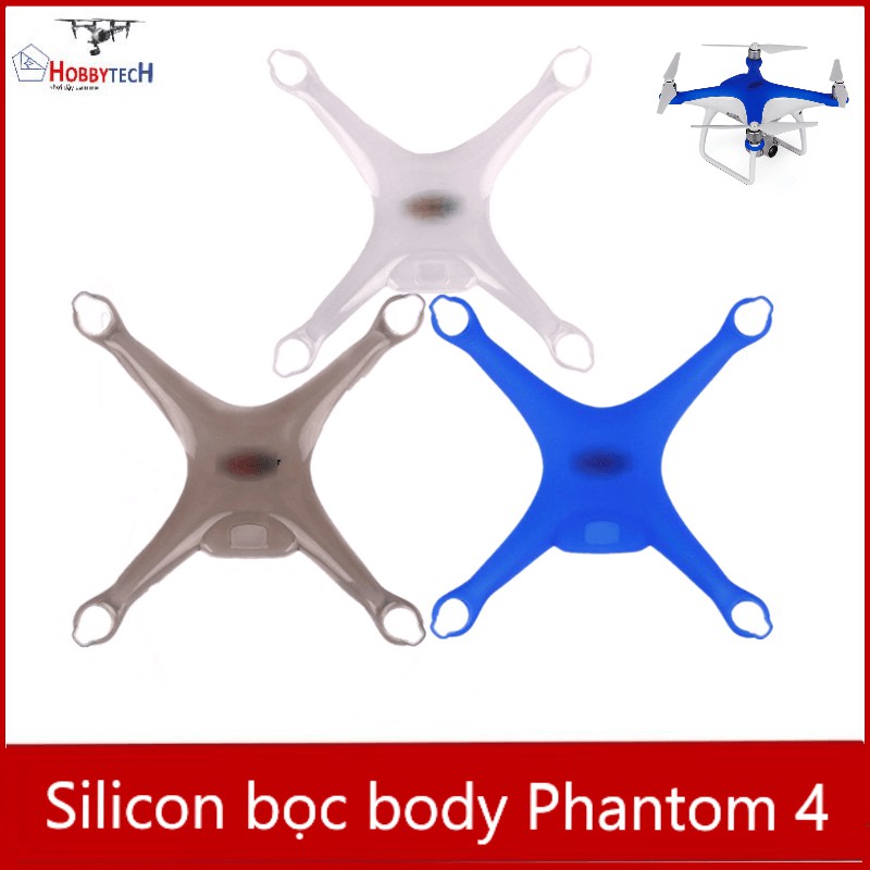 Silicon bọc body Phantom 4 - phụ kiện flycam DJI Phantom 4