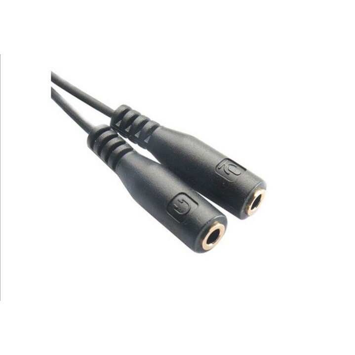 Jack gộp tai nghe audio và mic thành 1 cổng, dùng cho laptop và điện thoại có 1 cổng 3,5mm