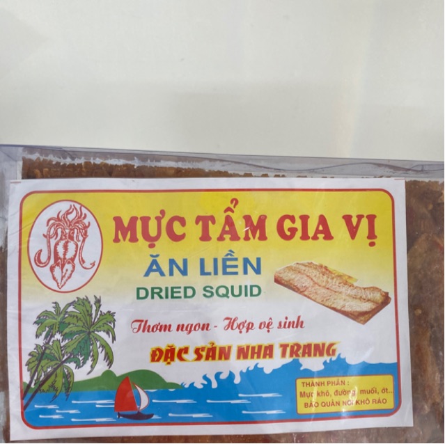 Mực tẩm gia vị ăn liền