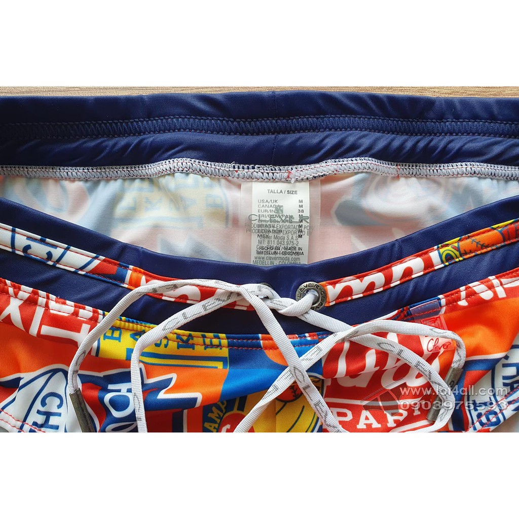 [AUT.] Quần bơi nam Clever 0162 Way Swim Brief Red | BigBuy360 - bigbuy360.vn