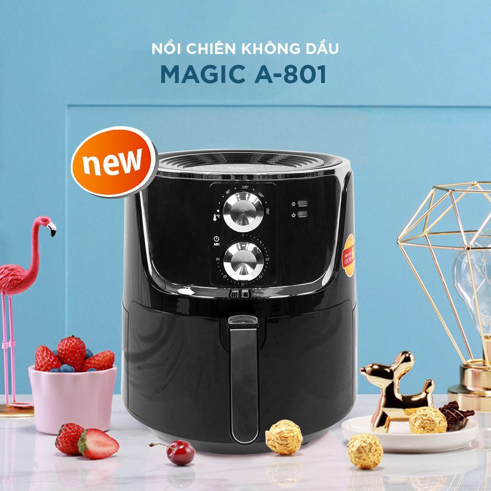 Nồi chiên nướng không dầu Magic Korea A801 - 6 Lít [Chính hãng - Bảo hành 12 tháng]