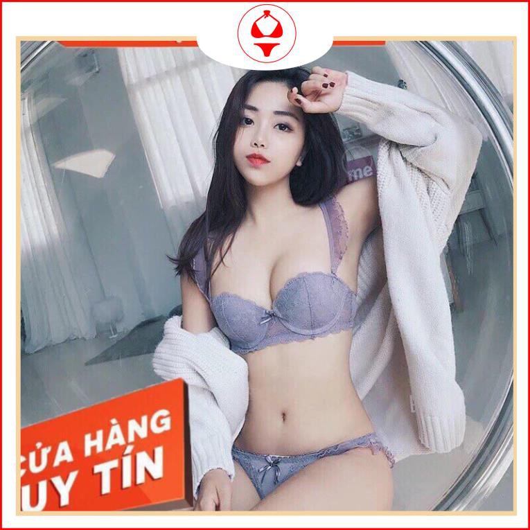 BỘ ĐỒ LÓT 💥CÓ LÓT XOÀI SIÊU ĐẨY 💥 Cenka bèo mút xoài siêu nâng ngực và tạo khe C337