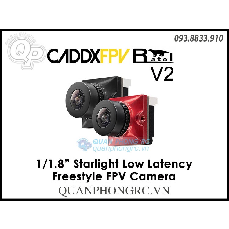 Camera Caddx Ratel V2 HDR OSD 1200TVL FPV