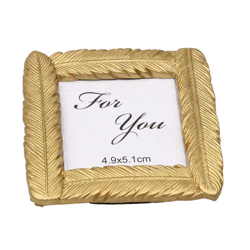 Khung Ảnh Hình Lông Vũ 4.8 * 4.8cm|Phụ Kiện Để Bàn Trang Trí Tiệc Tùng