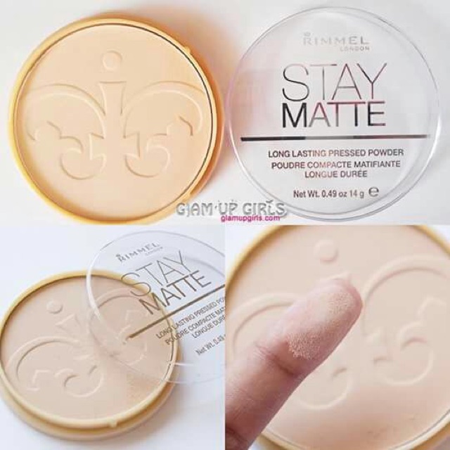 Phấn phủ rimmel london stay matte