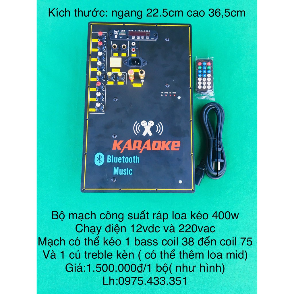 Combo loa kéo đơn 40 - công suất 400w