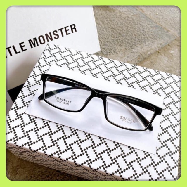 Gọng kính vuông siêu dẻo loại tốt lắp được cận viền loạn