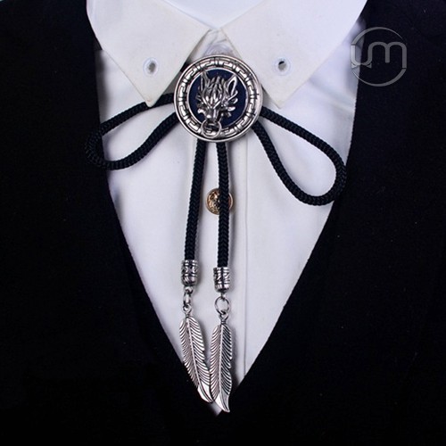 Phụ kiện thời trang giá rẻ- Bolo tie/ Poirot/ Caravat dây Retro cực sang