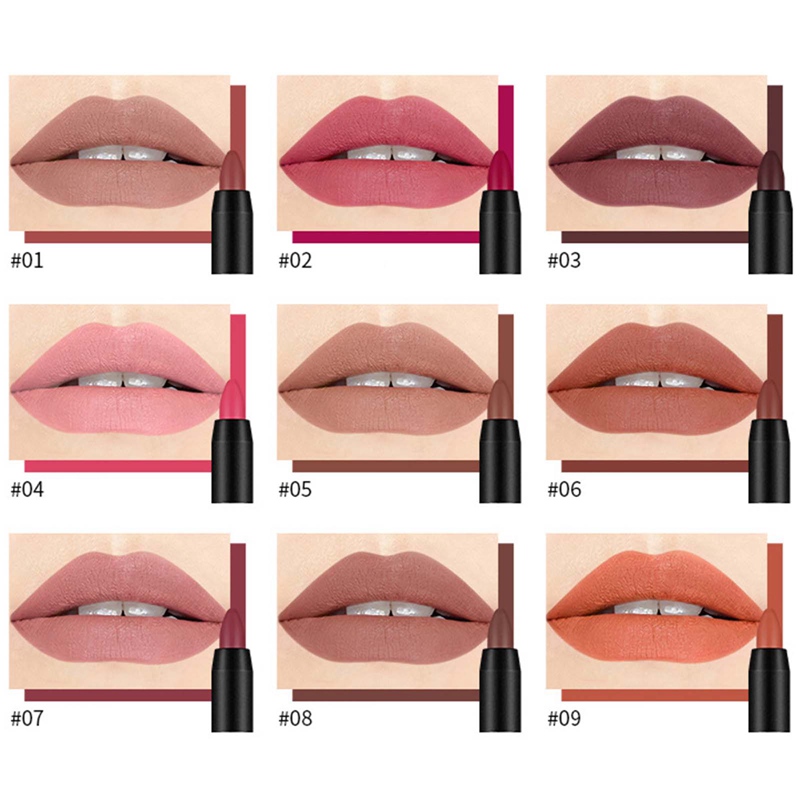 (hàng Mới Về) Son Môi Changzhitrade Dưỡng Ẩm Chống Thấm Nước Lâu Trôi 18 Màu Tùy Chọn | BigBuy360 - bigbuy360.vn