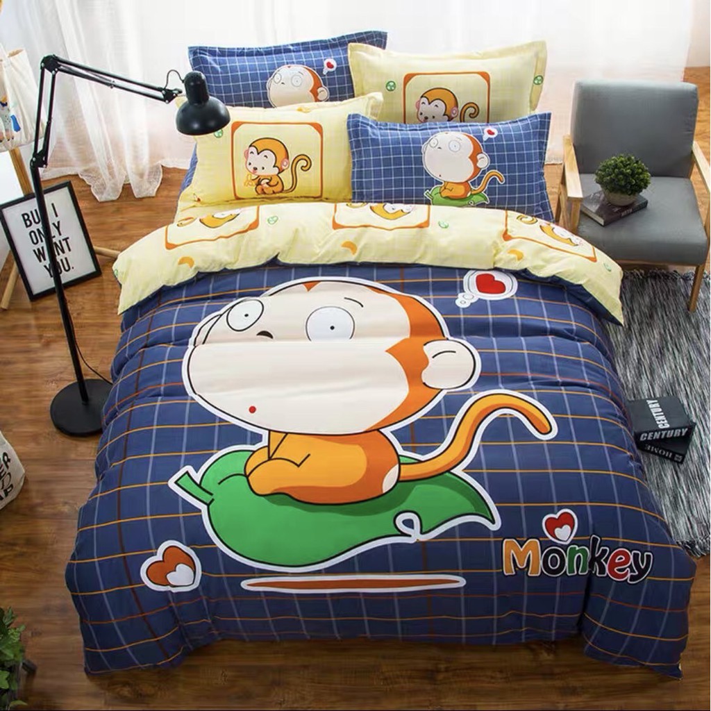 Bộ chăn ga gối cotton Tina M2T bedding chăn ga nhập khẩu Họa tiết 3D đủ size miễn phí bo chun grap ga giường