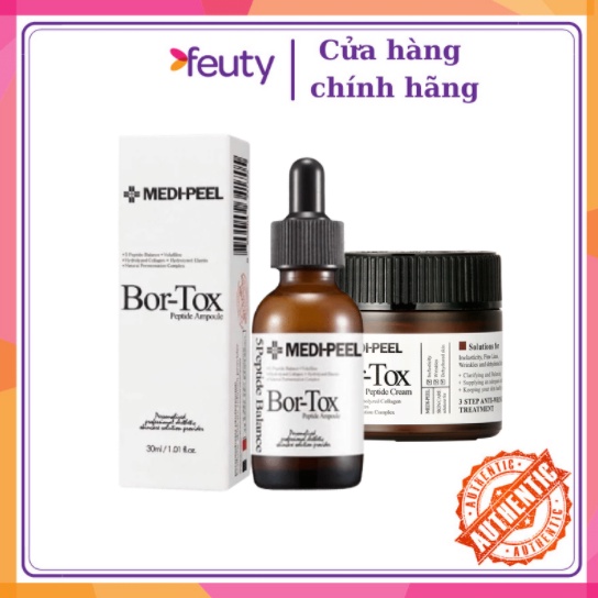 Tinh Chất Căng Bóng MEDI-PEEL Bortox Peptide Ampoule Combo Serum và Kem
