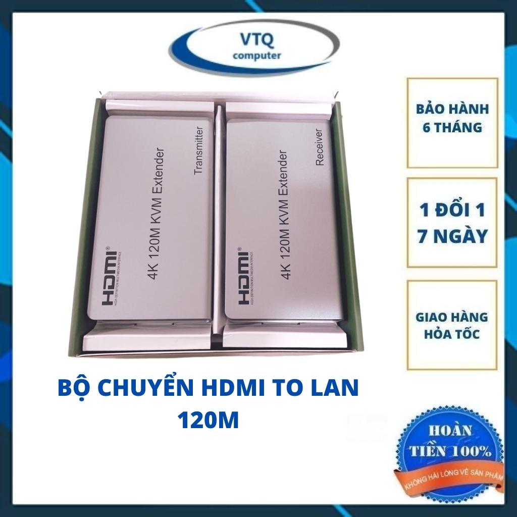 Bộ kéo dài HDMI qua Lan 120m, 200m có cổng USB hỗ trợ 4k, HDMI to LAN 120m 4K