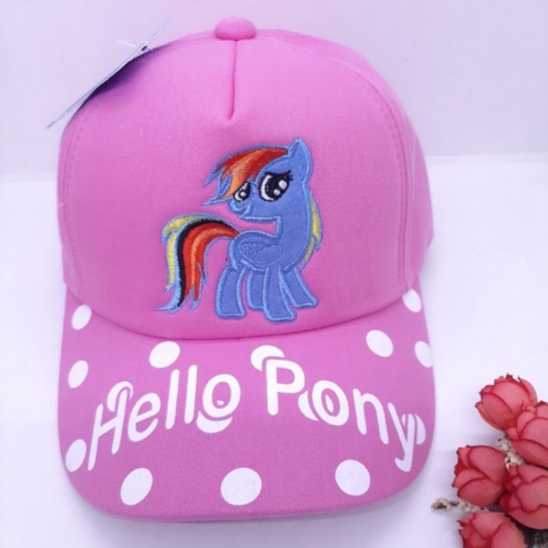 Mũ/Nón kết lưỡi trai hình Ngựa Pony cho bé gái