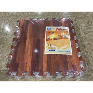 [RẺ VÔ ĐỊCH] 9 miếng thảm vân gỗ Âu Lạc (kt:42×42cm)
