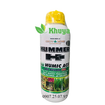 Phân bón lá Growmore Humer H1 Humic Acid 322 loại 1 lít