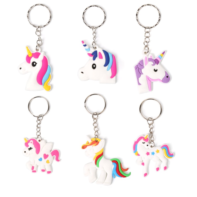 Móc Khóa Nhựa PVC Hình Kỳ Lân Dễ Thương