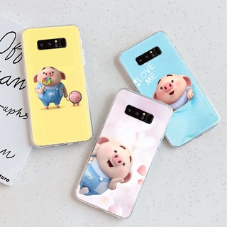 Ốp Điện Thoại Mềm Trong Suốt Hình Heo Dễ Thương Tt66 Cho Samsung Galaxy Note 8 9 Lite 10 Plus 20 Ultra