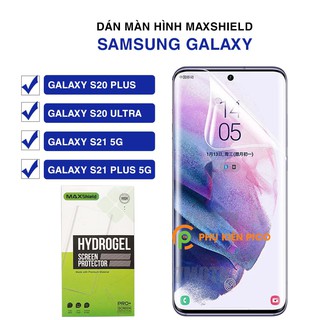 Dán màn hình Samsung Galaxy S21 Plus 5G full màn dẻo trong suốt PPF tự phục hồi vết xước chính hãng Maxshield