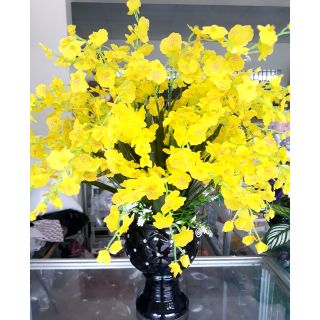 Lọ hoa lan vũ nữ giả lọ 25 cành
