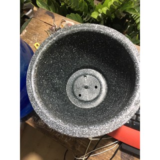 Chậu nhựa giả đá đen T28 17k