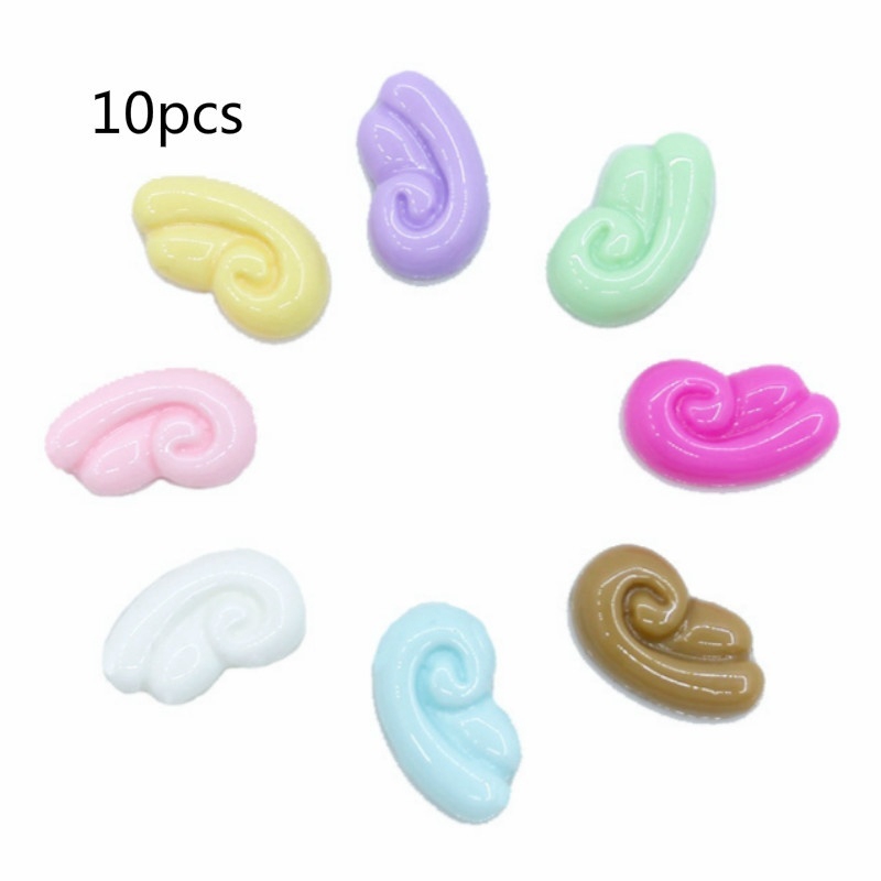 Set 10 phụ kiện đôi cánh thiên thần bằng nhựa tự trang trí ốp điện thoại độc đáo