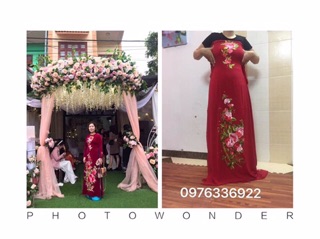 Vai Ao Dai Theu Cao Cap