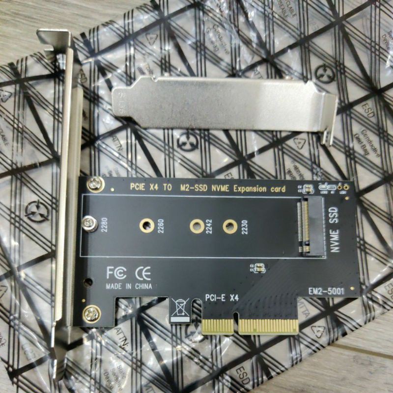 Card chuyển đổi (riser card) ổ cứng M2 NGFF NVMe sang PCI-e 4X