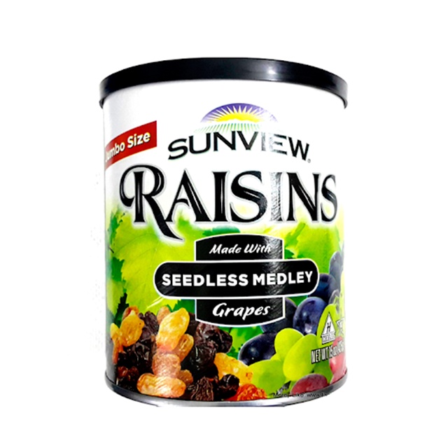 Nho Khô Sunview Raisins Vị Hỗn Hợp 425g - Chính Hãng Mỹ