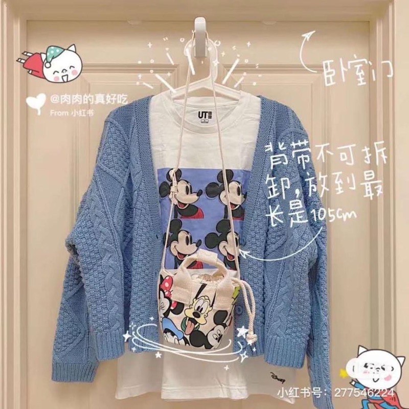 Túi Canvas zara in hình chuột mickey TQXK, HÀNG CÓ SẴN