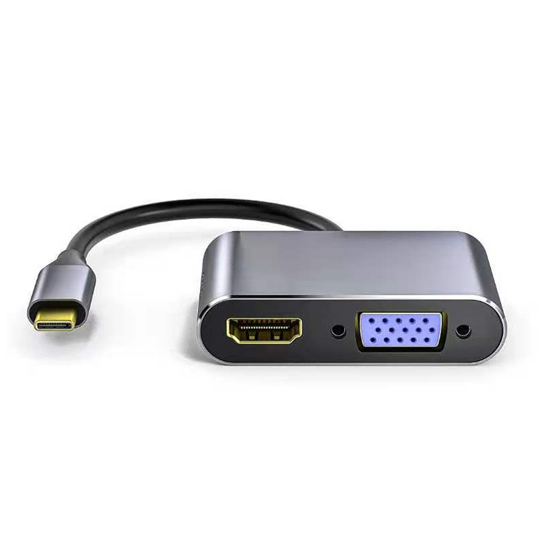 Bộ Chia Cổng Type-C Sang Hdmi Vga Pd Usb 3.0