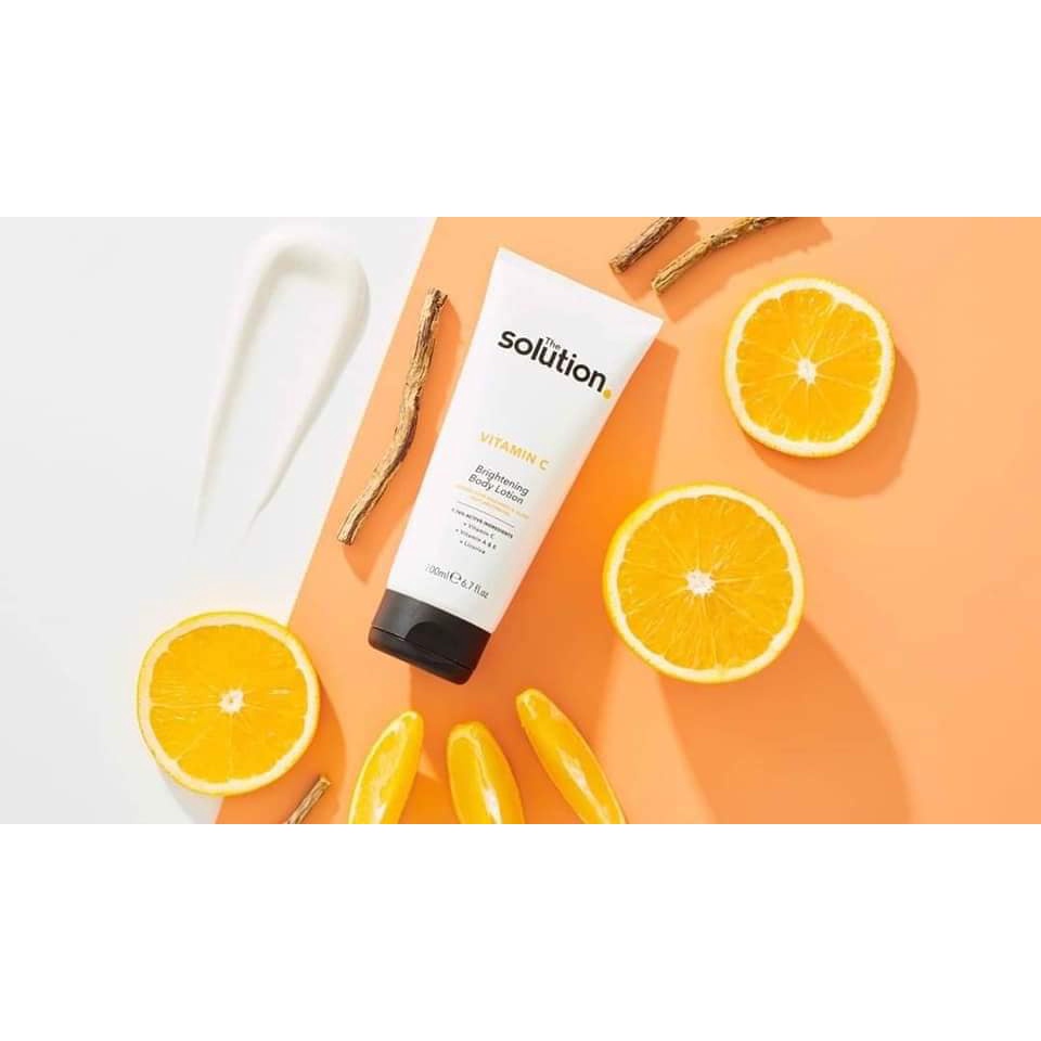 Dưỡng thể trắng sáng The Solution Vitamin C Brightening Body Lotion 200m