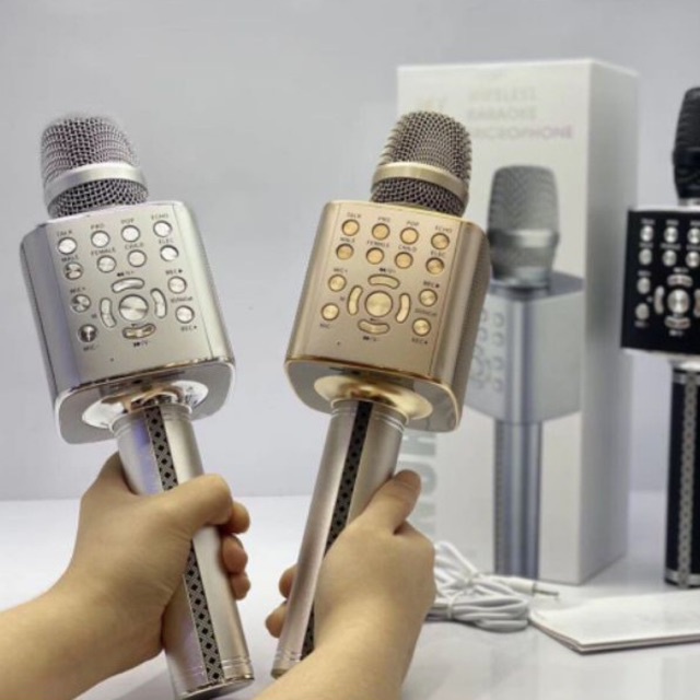 Micro Karaoke Bluetooth Cao Cấp YS-96 Tích Hợp Loa Bass- Livestream Siêu Hay