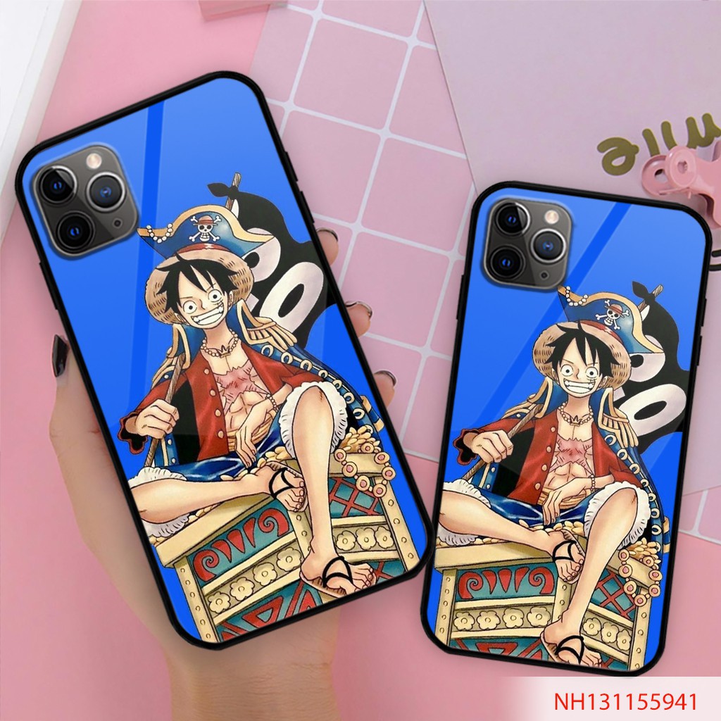 [HOT] - ỐP IPHONE, SAMSUNG TRÁNG GƯƠNG NHÂN VẬT LUFFY TRONG ONE PIECE NH131155941