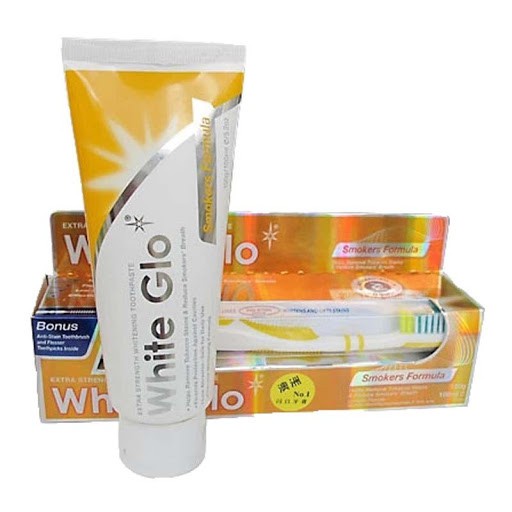 Kem đánh răng cho người hút thuốc WHITE GLO Dành Smokers Fomula 150g