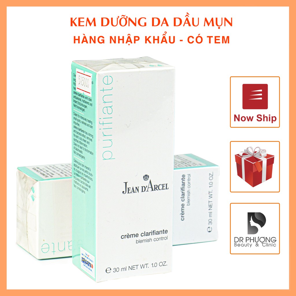 [CHÍNH HÃNG] Kem giúp làm giảm mụn nhanh Blemish Control Jean D’Arcel 30ml