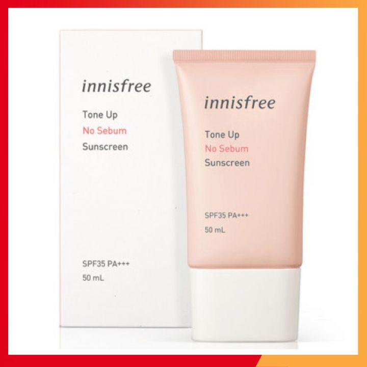 [Kem Chống Nắng Innisfree] No Sebum, Long Lasting, Triple shield