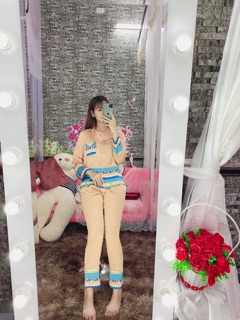 Bộ pịama lụa gấm