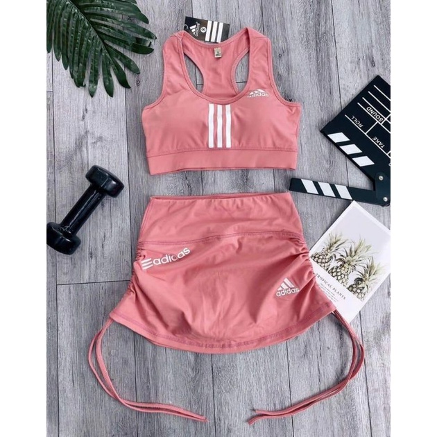 Bộ Thể Thao Hoạ Tiết Adidas Tập Gym, Yoga, Aerobic,...