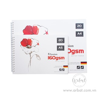 [ARBAT] Sổ vẽ sketchbook Passion 160gsm