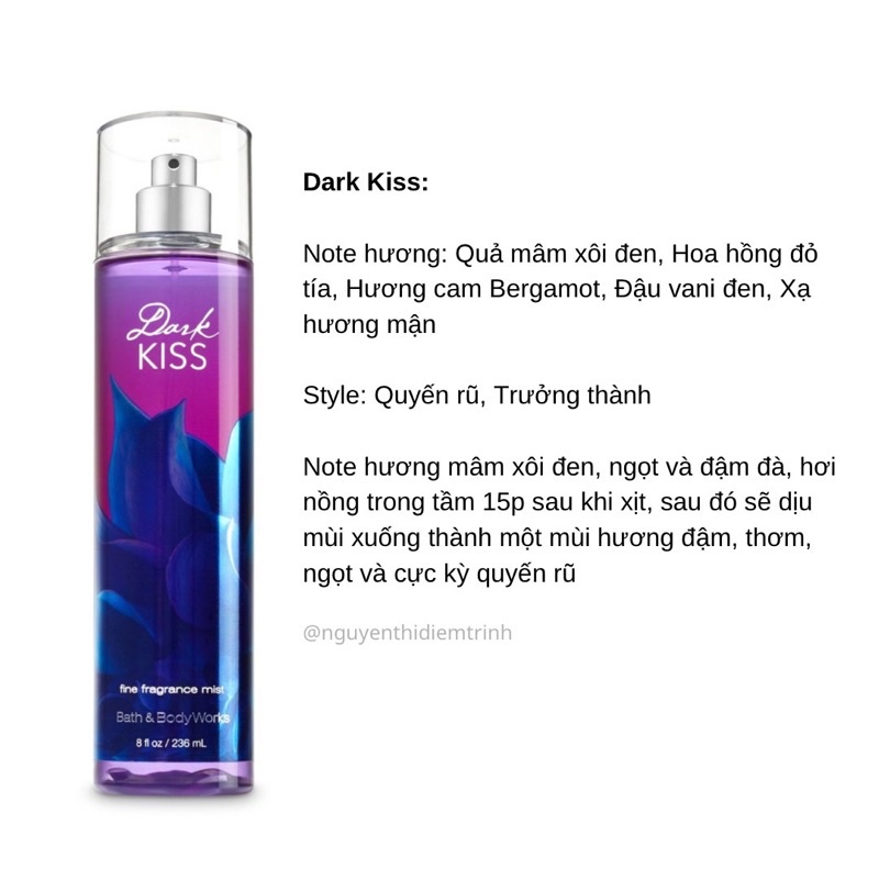 Link 2 Xịt thơm Bath & Body Work 10ml