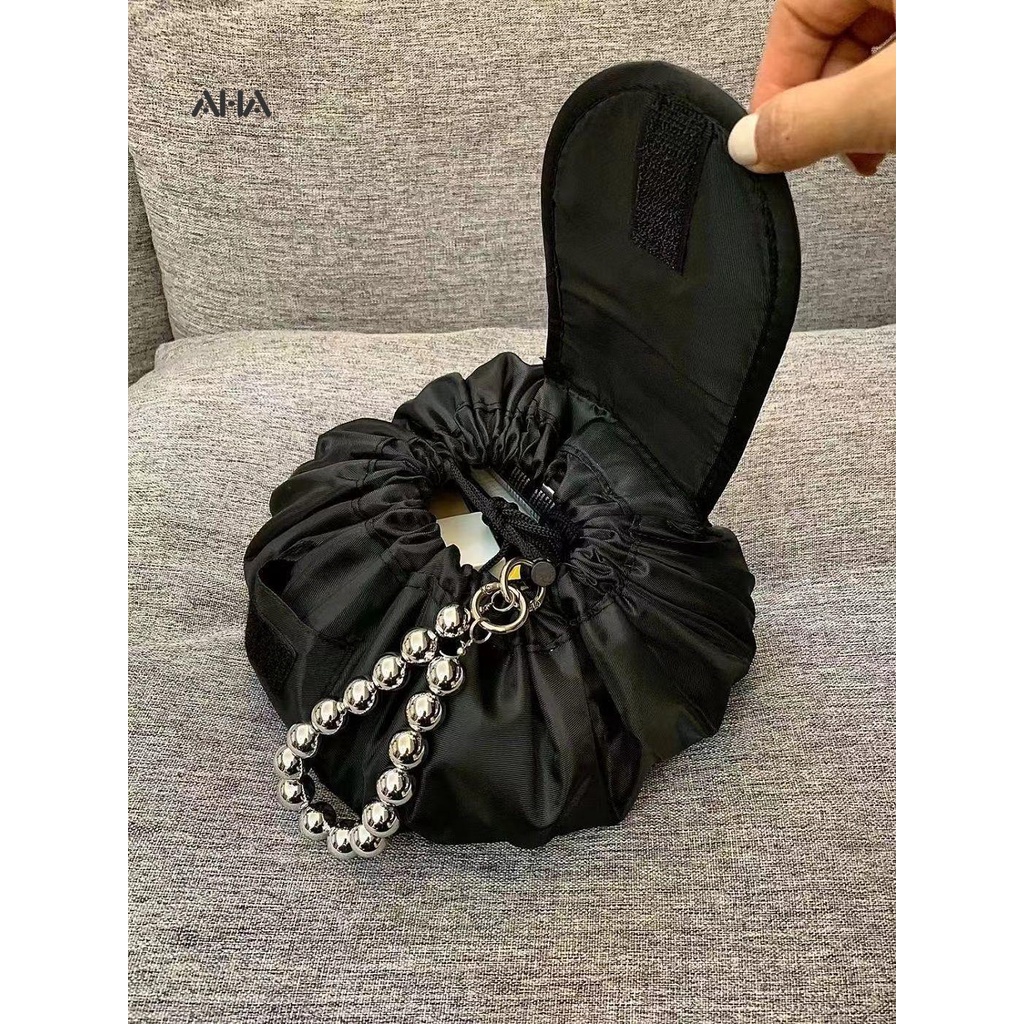 Túi đựng mỹ phẩm AHA OFFICIAL cỡ lớn dây rút tiện dụng khi du lịch