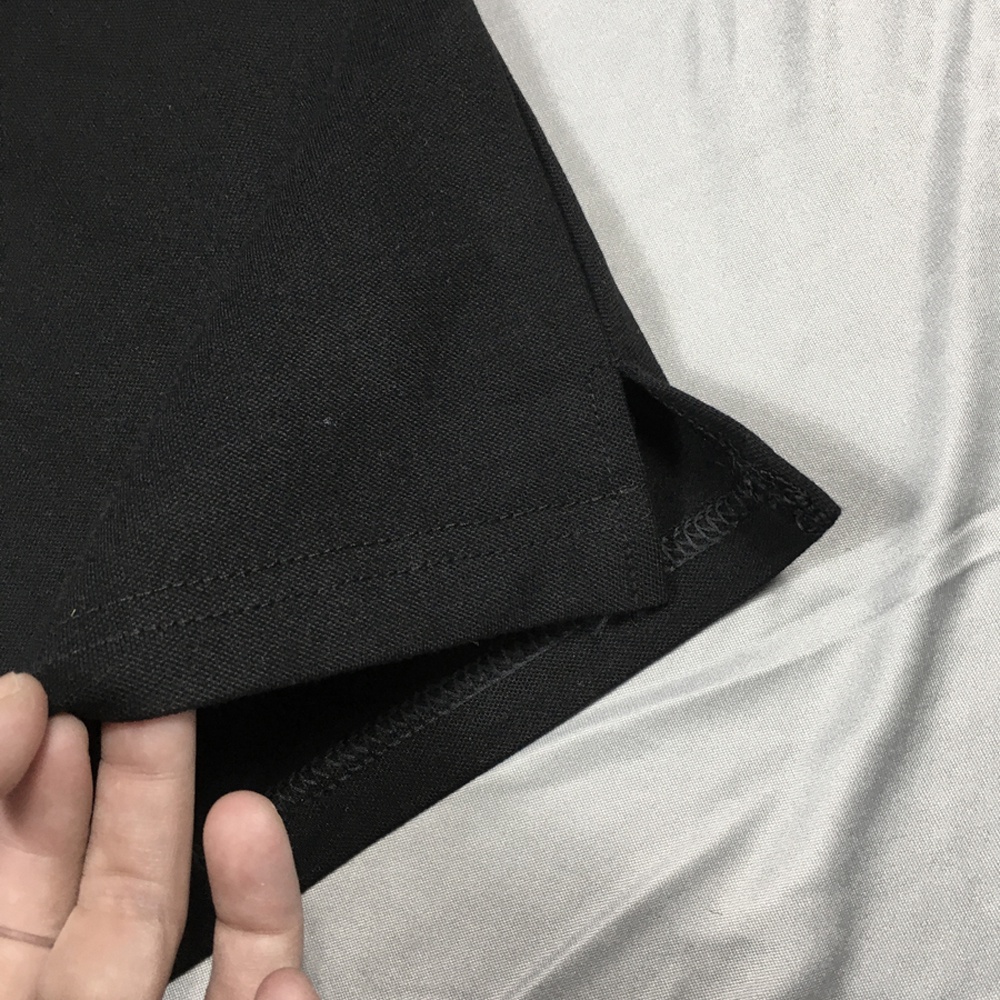 Áo Polo nam dài tay thu đông vải cotton cá sấu cao cấp dáng unisex 3 màu basic