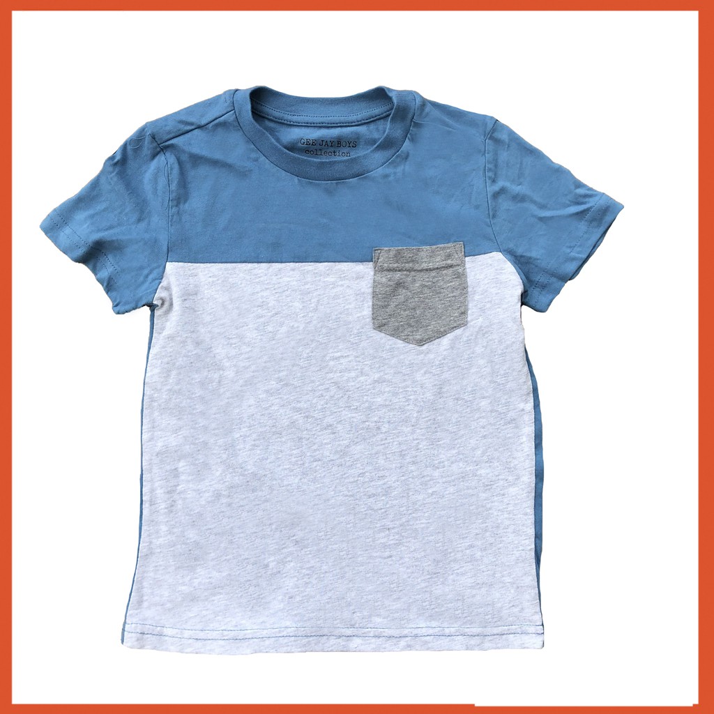 Áo Thun Bé Trai 100% Cotton Áo Cộc Tay Thấm Hút Mồ Hôi DLH182 4-14 Tuổi