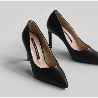 Giày cao gót Sappun Camellia Suede Stiletto Heels trơn màu đơn giản đế cao 7cm